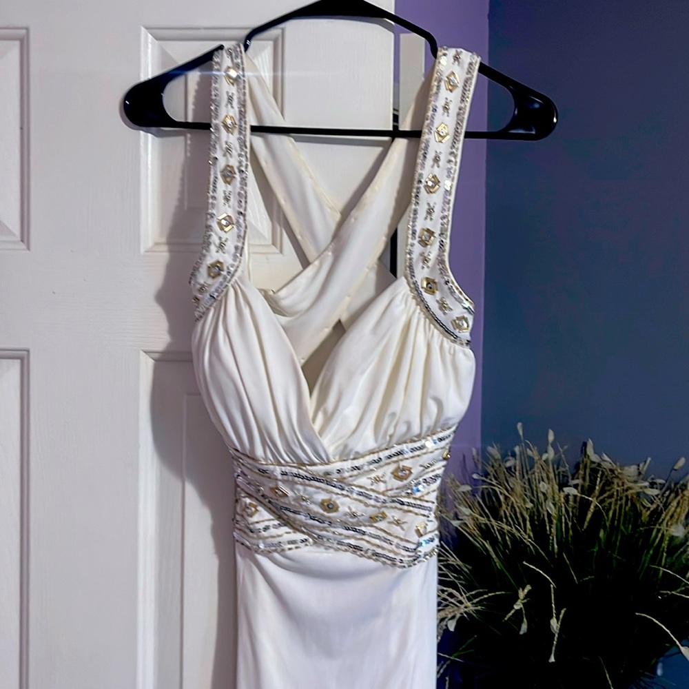 White Haley Logan Dress